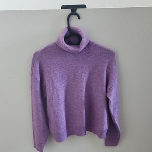 On 34th Cozy Purple Turtleneck Sweater